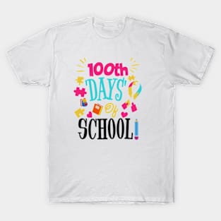 100th Day Of School 100 Days Of School Teacher Kids T-Shirt